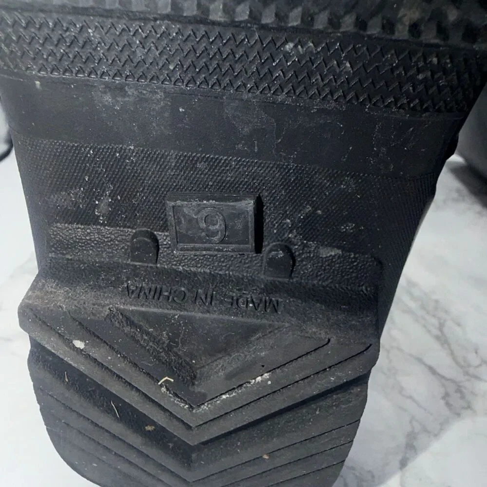 NOMAD Black Kelly B Rubber Rain Boots-9